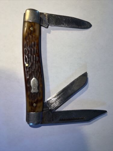 Vintage Schrade Knives Stockman Pocket Knife  