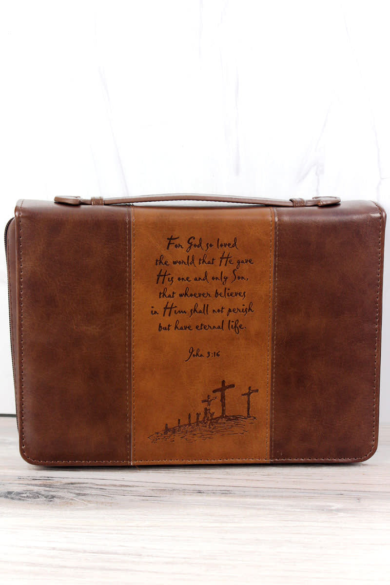 Leather Base Scripture Carrying Case...(or a Bible/journal/etc) | Make It &  Love It | Bible cases, Easy sewing, Bible
