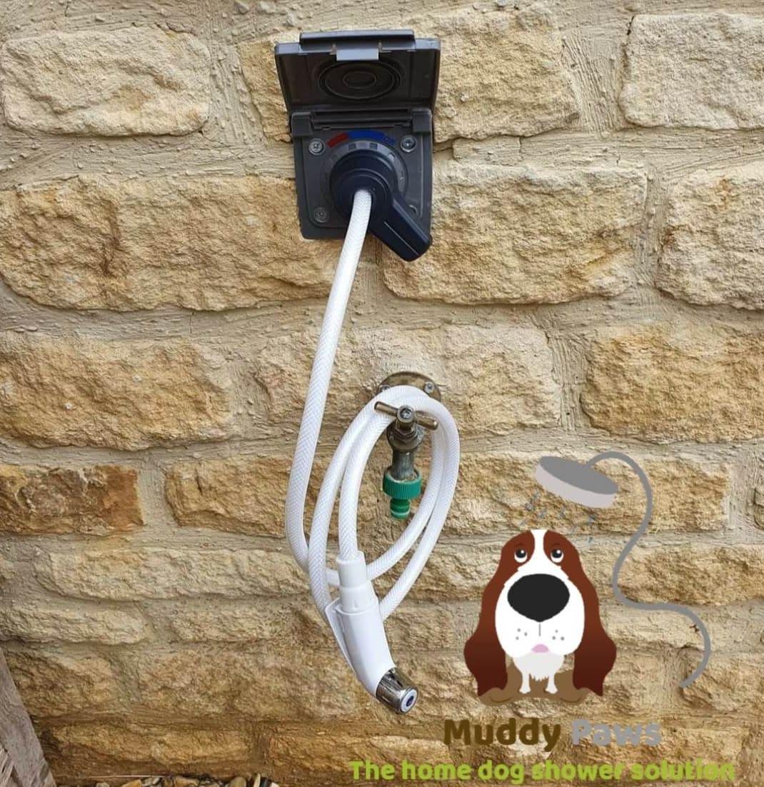 Outdoor on sale dog shower