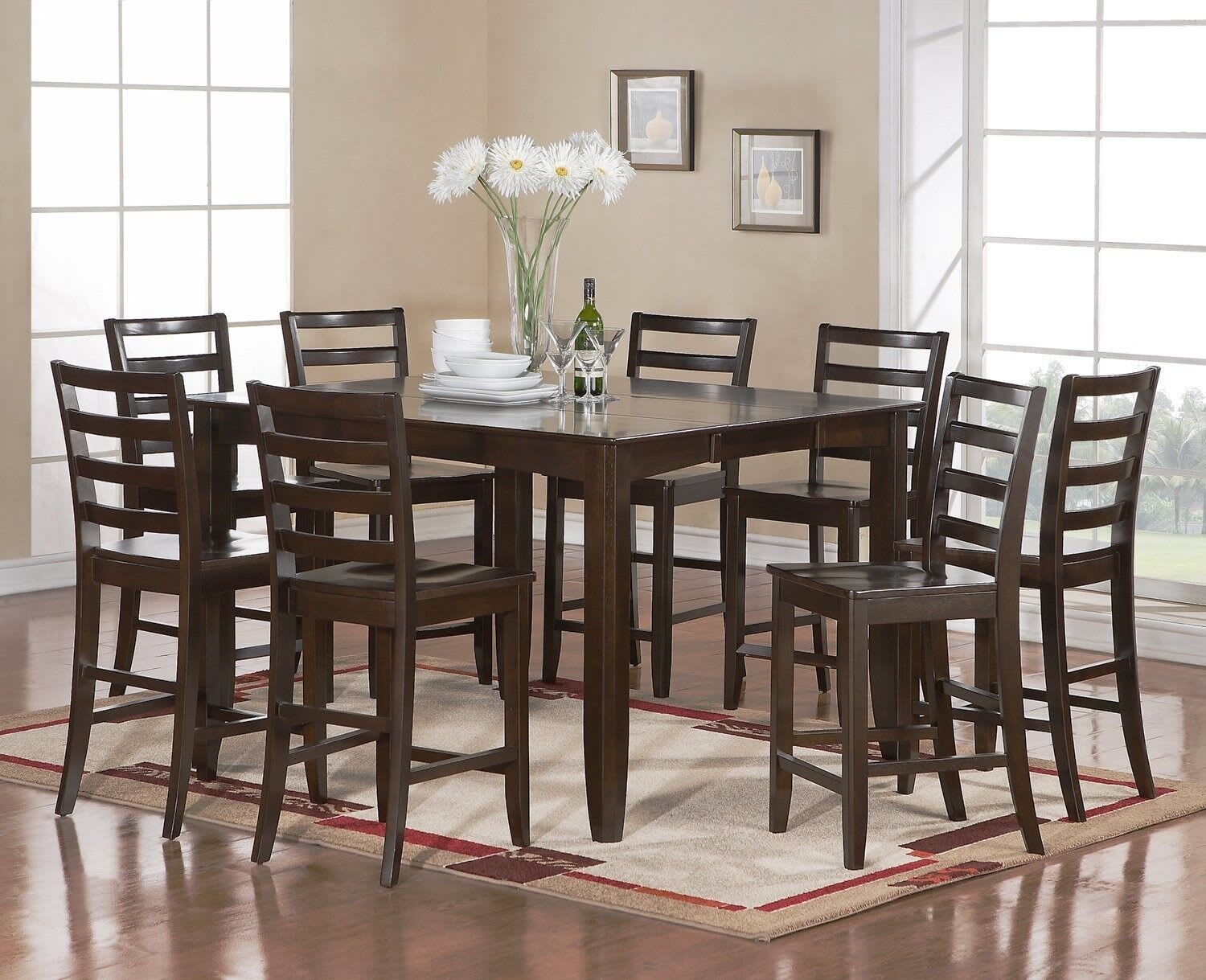 Glambrey counter height discount dining room table set