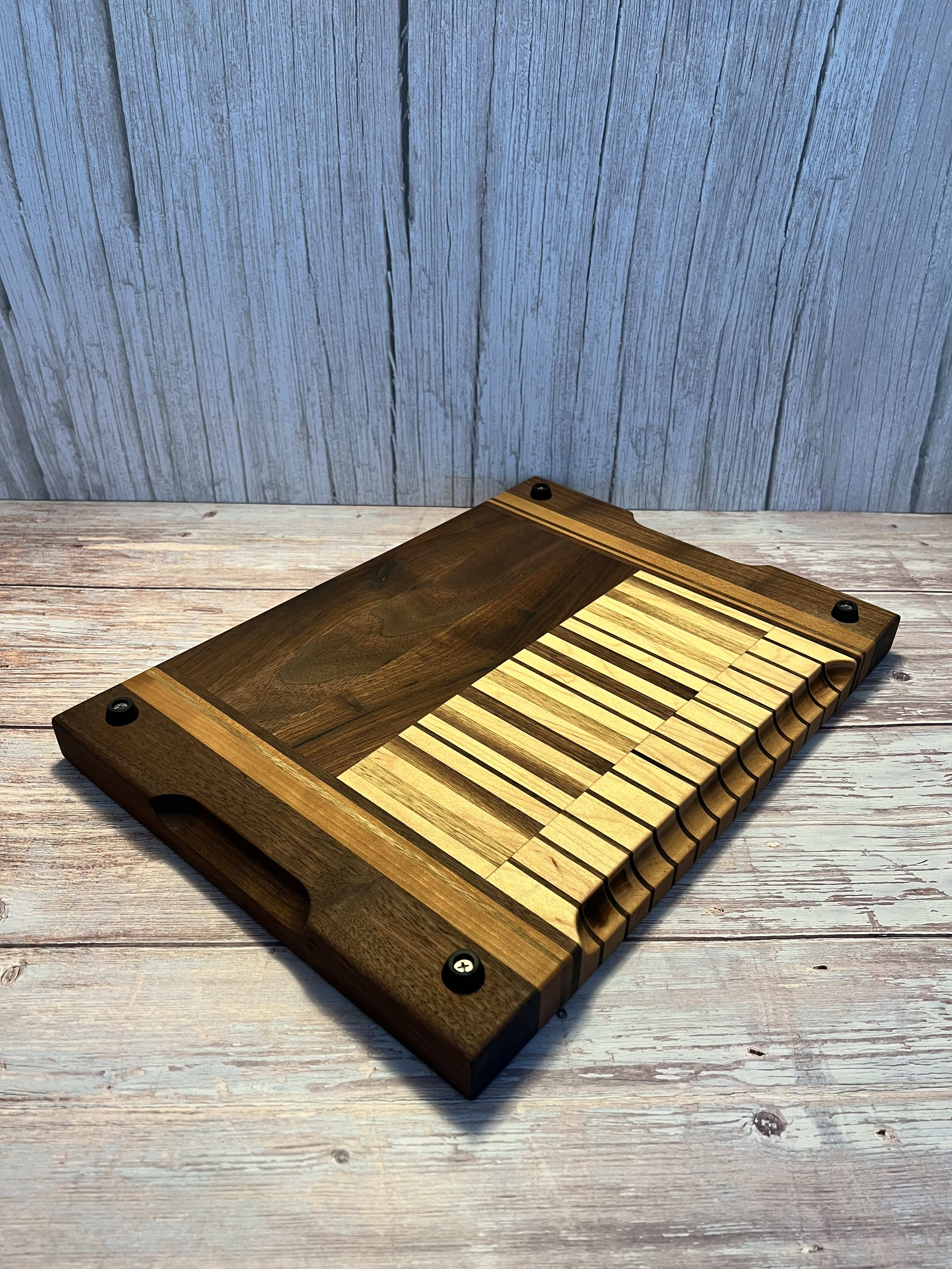 Keyboard Cutting Board Woodworking Plan