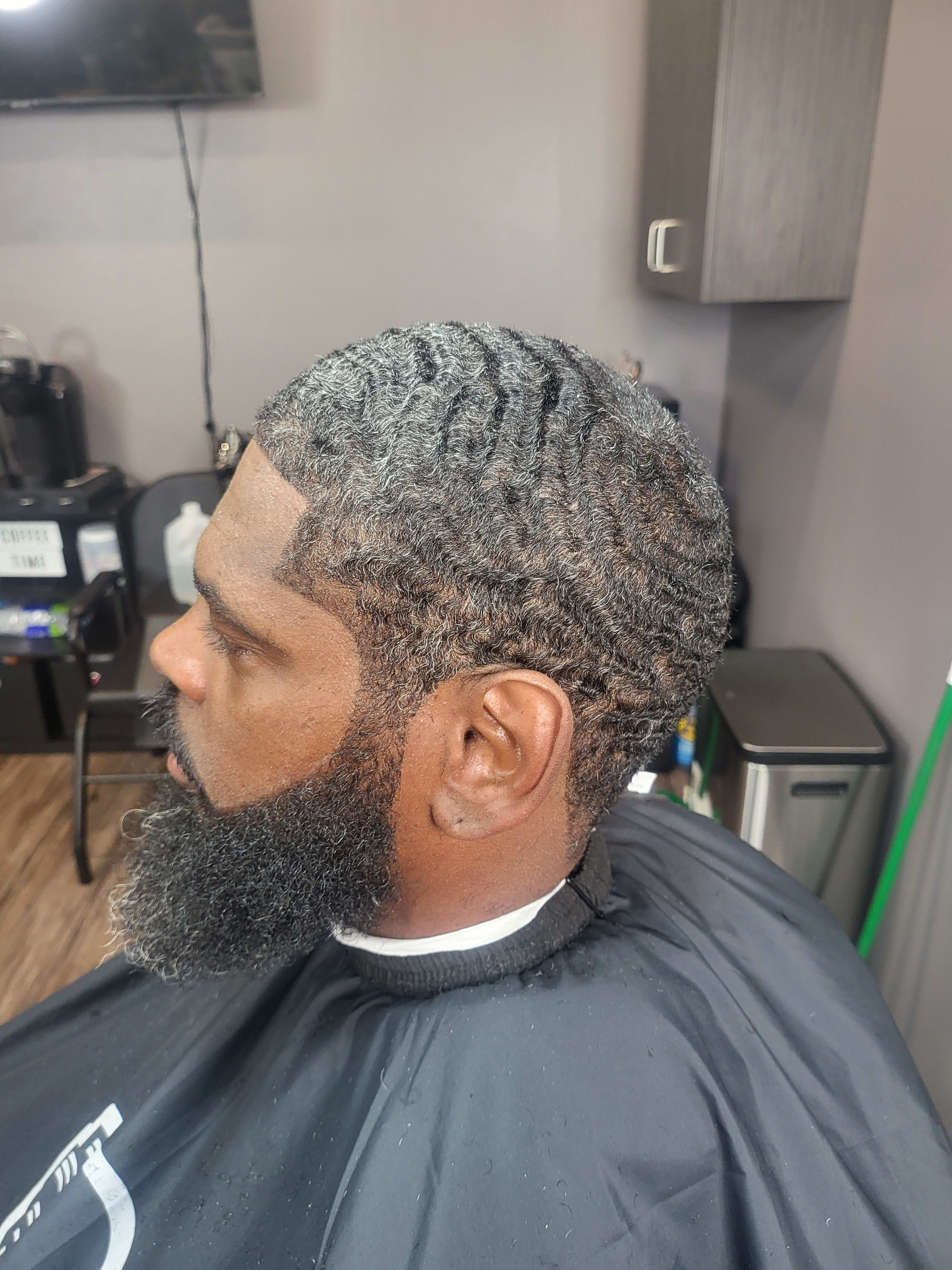 Bald Fade Black Male - yz72cnw