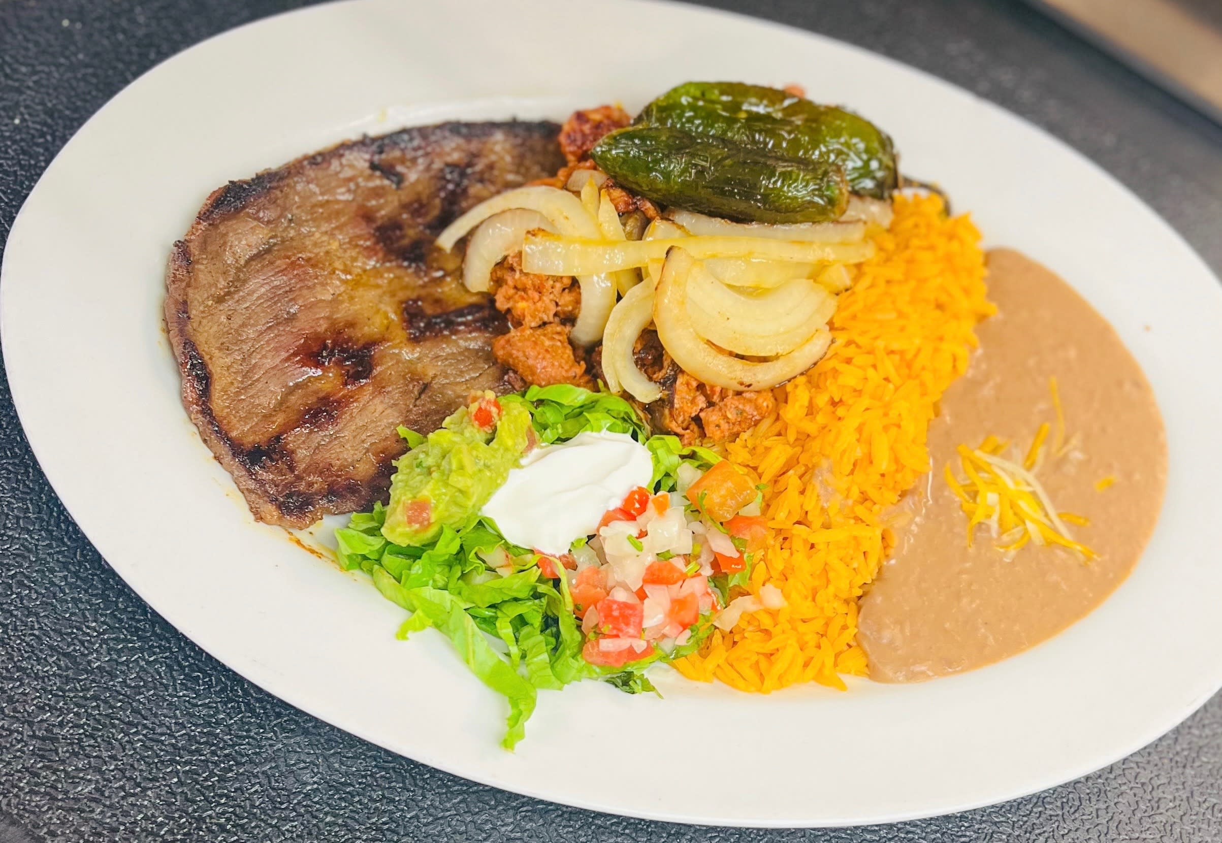 Carne Asada Mexican Dishes Tequila Bar & Grill INC Mexican