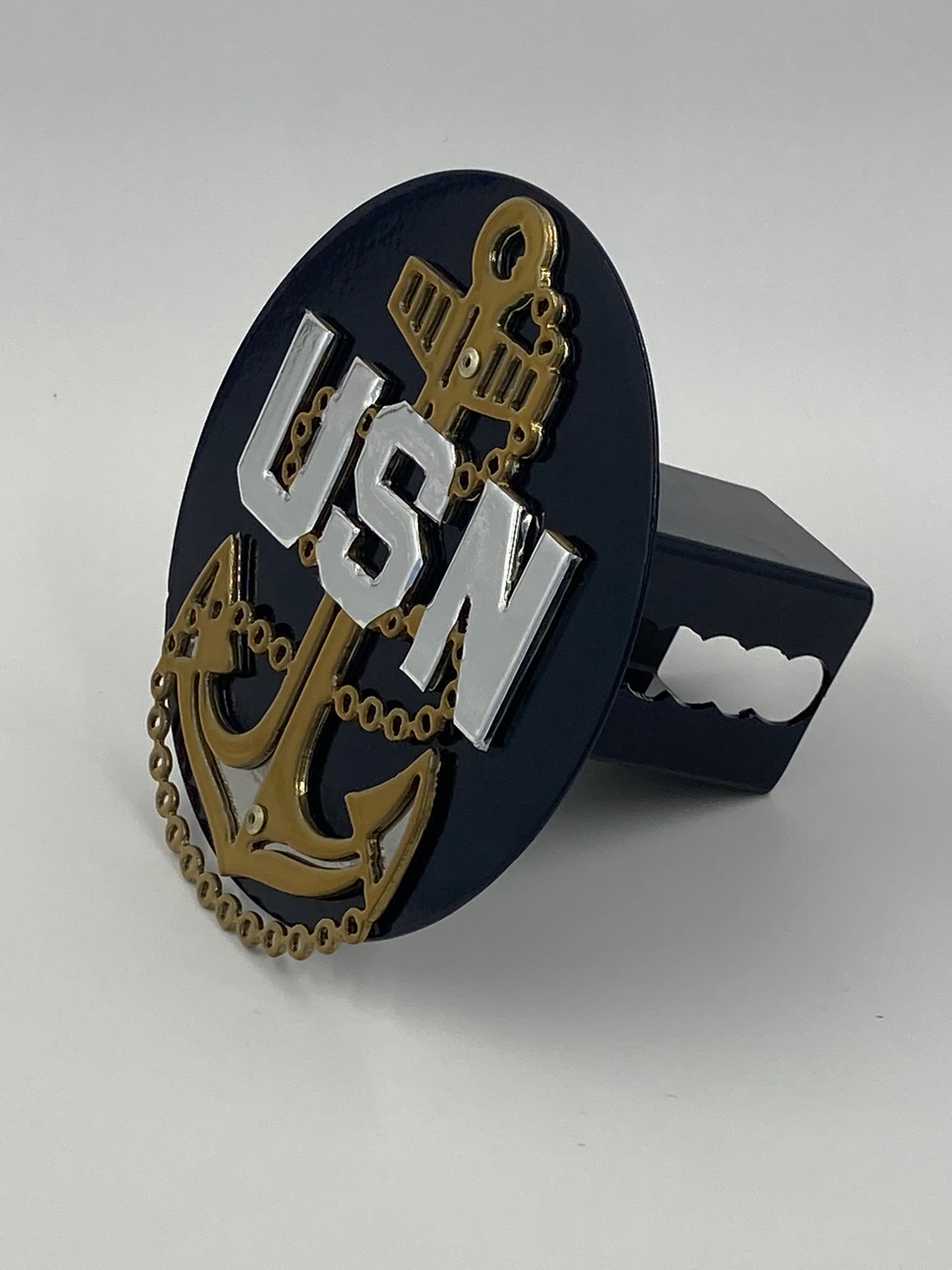 US Marine Corps V2 - Receiver Hitch Covers - Mad Taco Metal