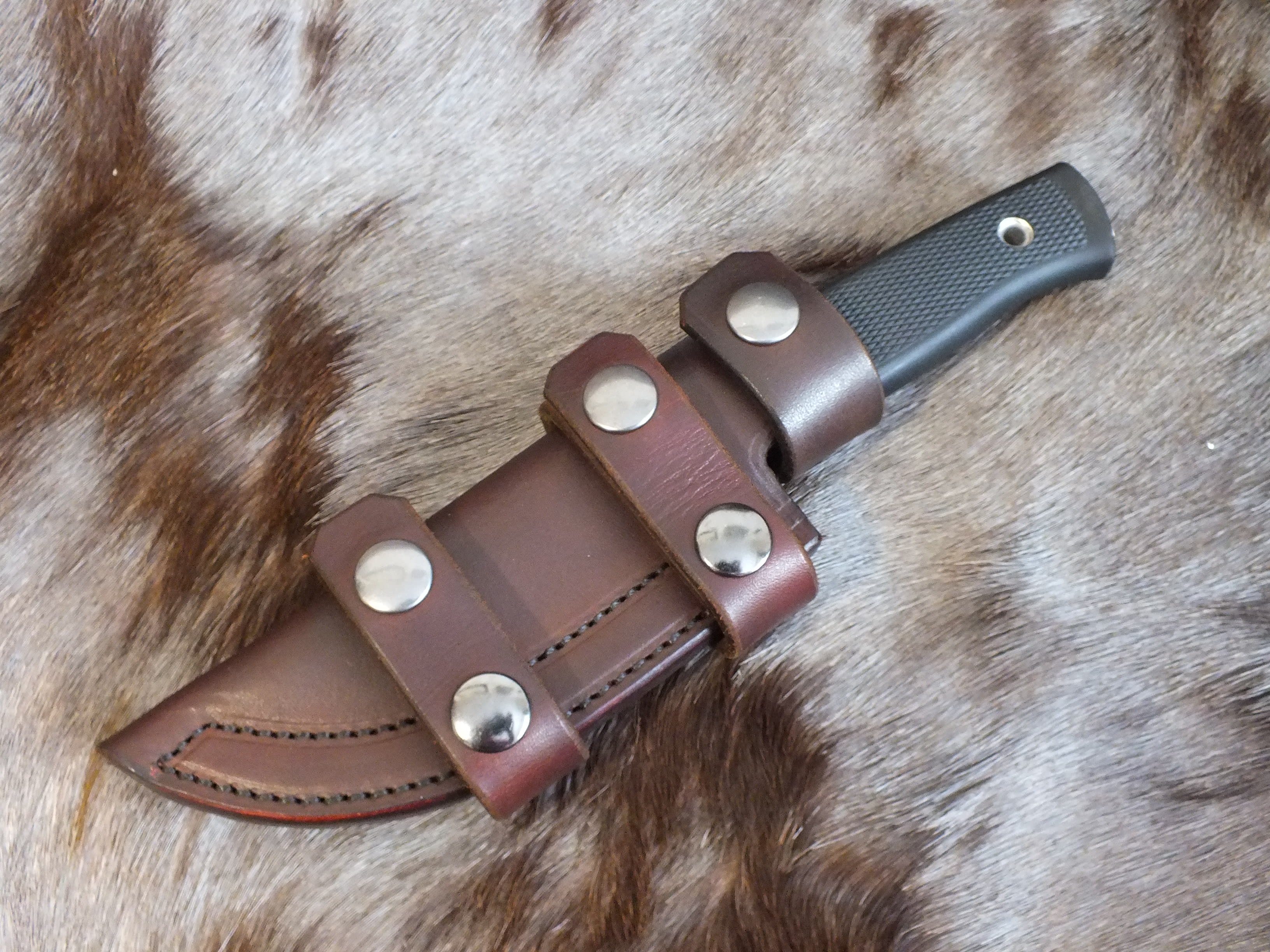 Made to Order. Leather Scout Carry Sheath To Fit F1 Fallkniven Knife