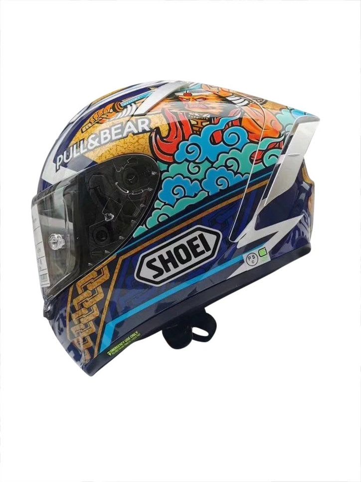 Shoei X14 Blue Lucky Cat Ii Helmet Full Face - Helmets - Rider and