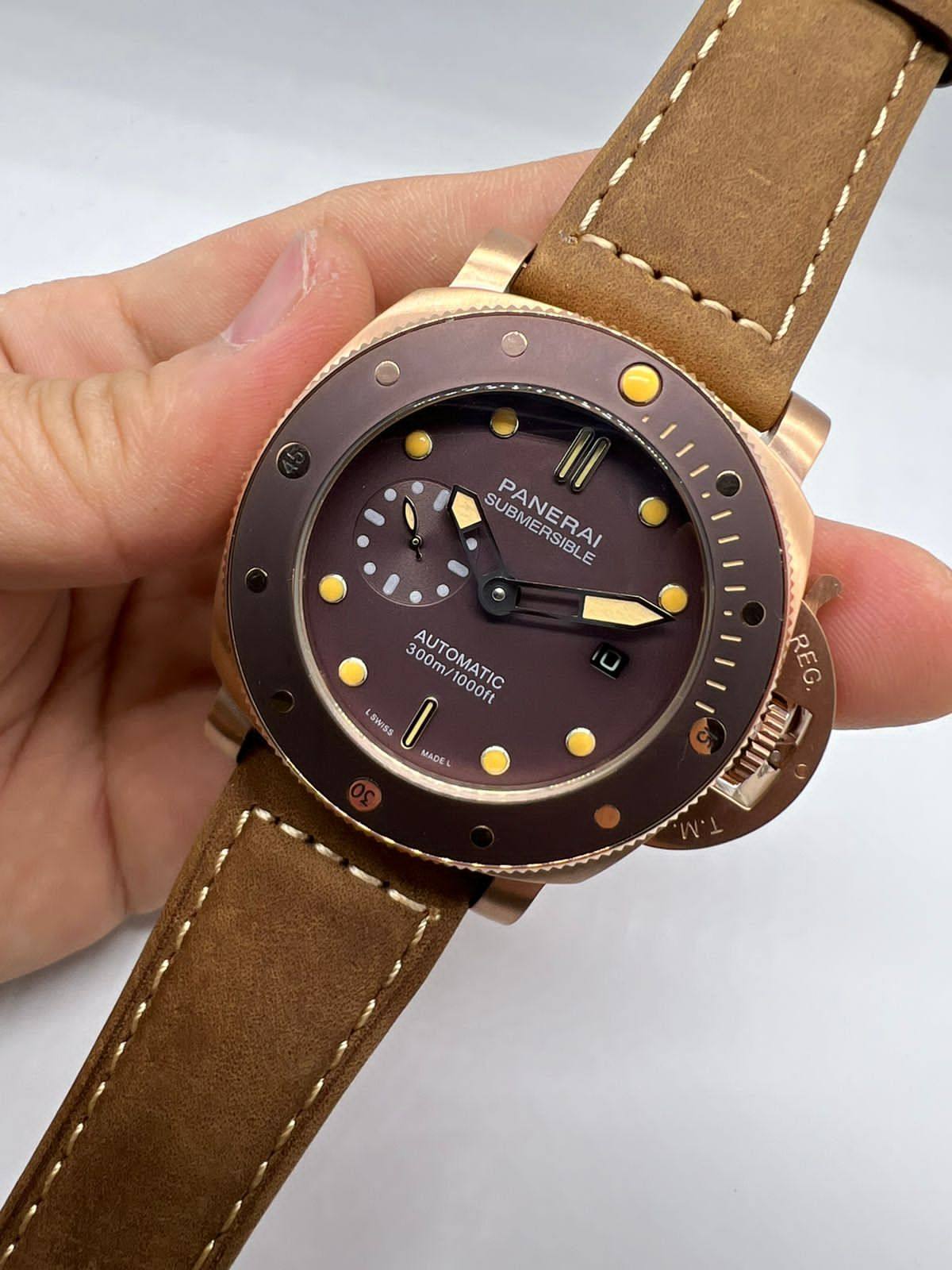 Panerai Luminor Submersible 1950 Rose Gold 47mm Officine Panerai