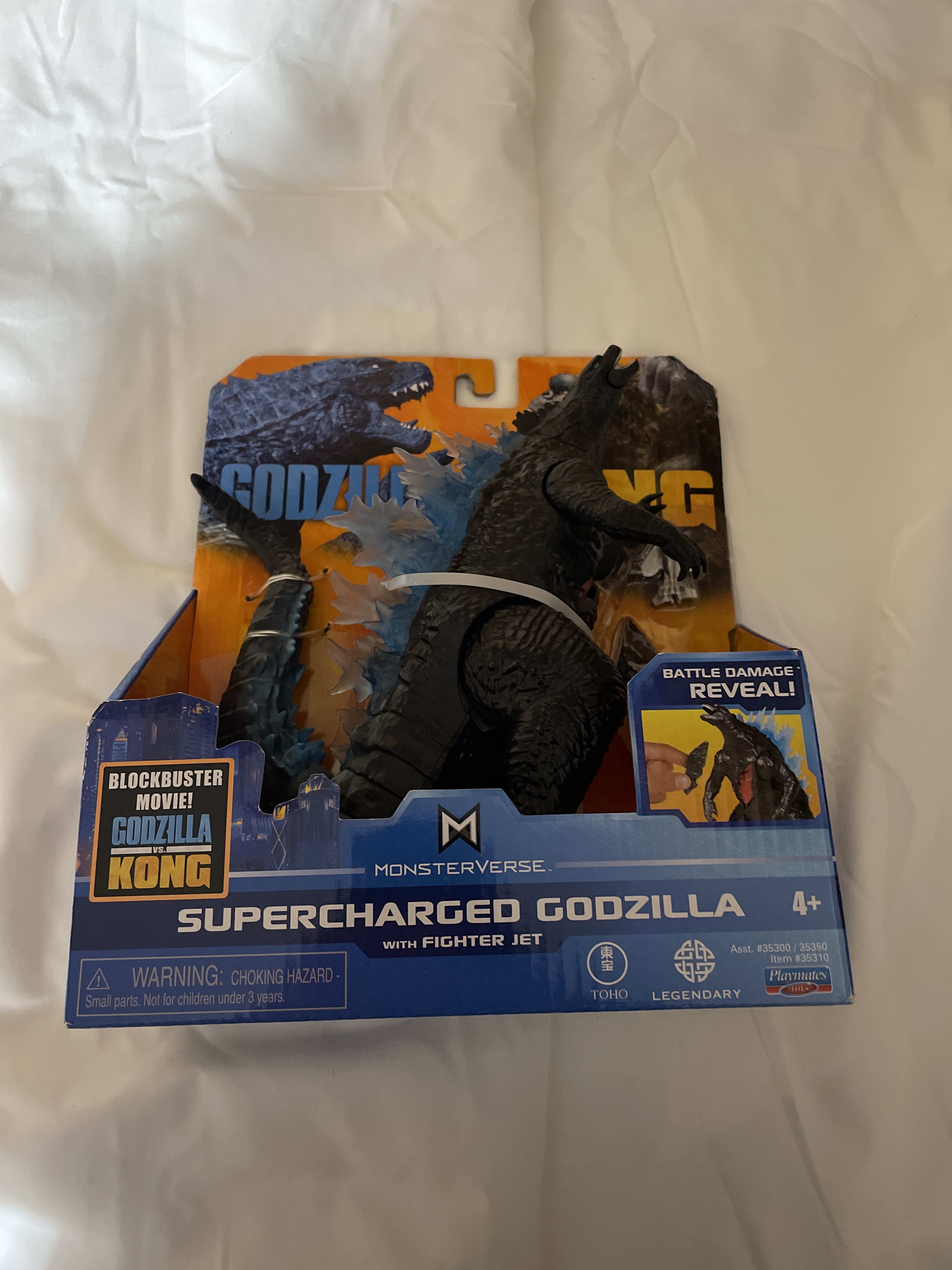 Godzilla vs Kong Supercharged Godzilla Action Figures Jims Odd and