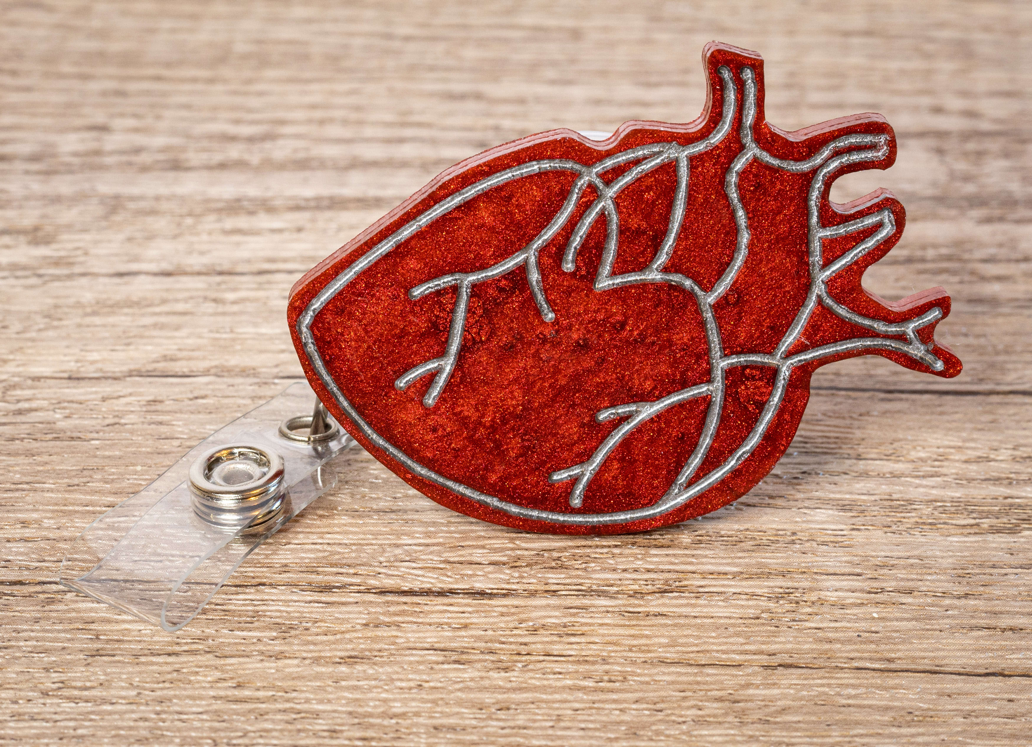 Anatomical Heart Custom Badge Reel -  Canada