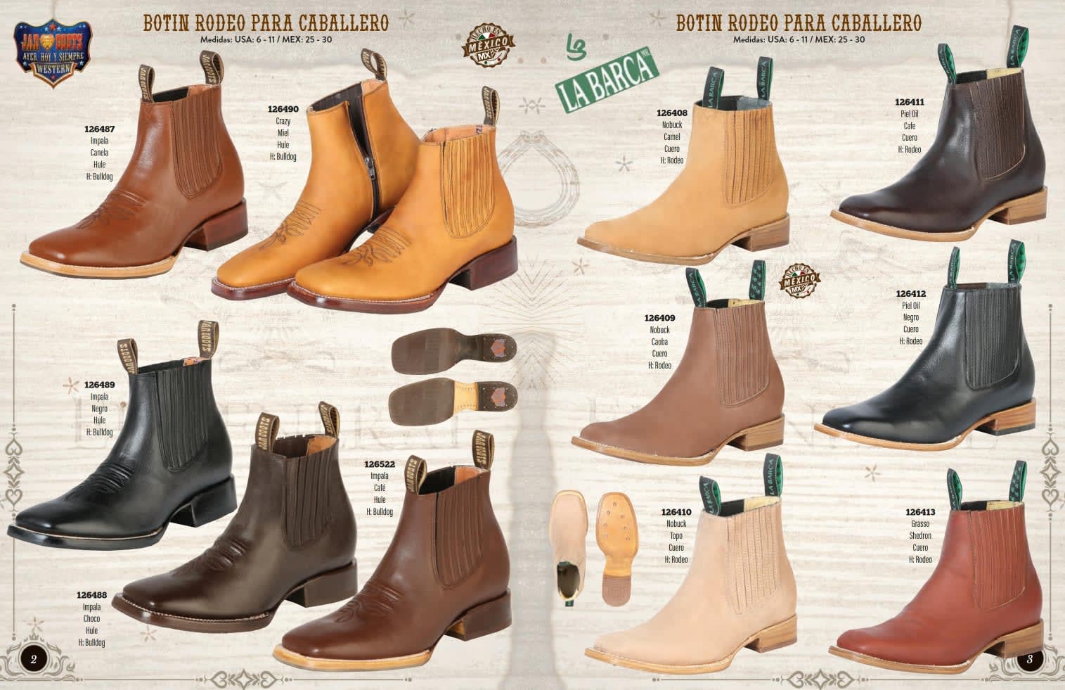 botín rodeo para caballeros/Rodeo ankle boots for gentlemen - Botínes ...