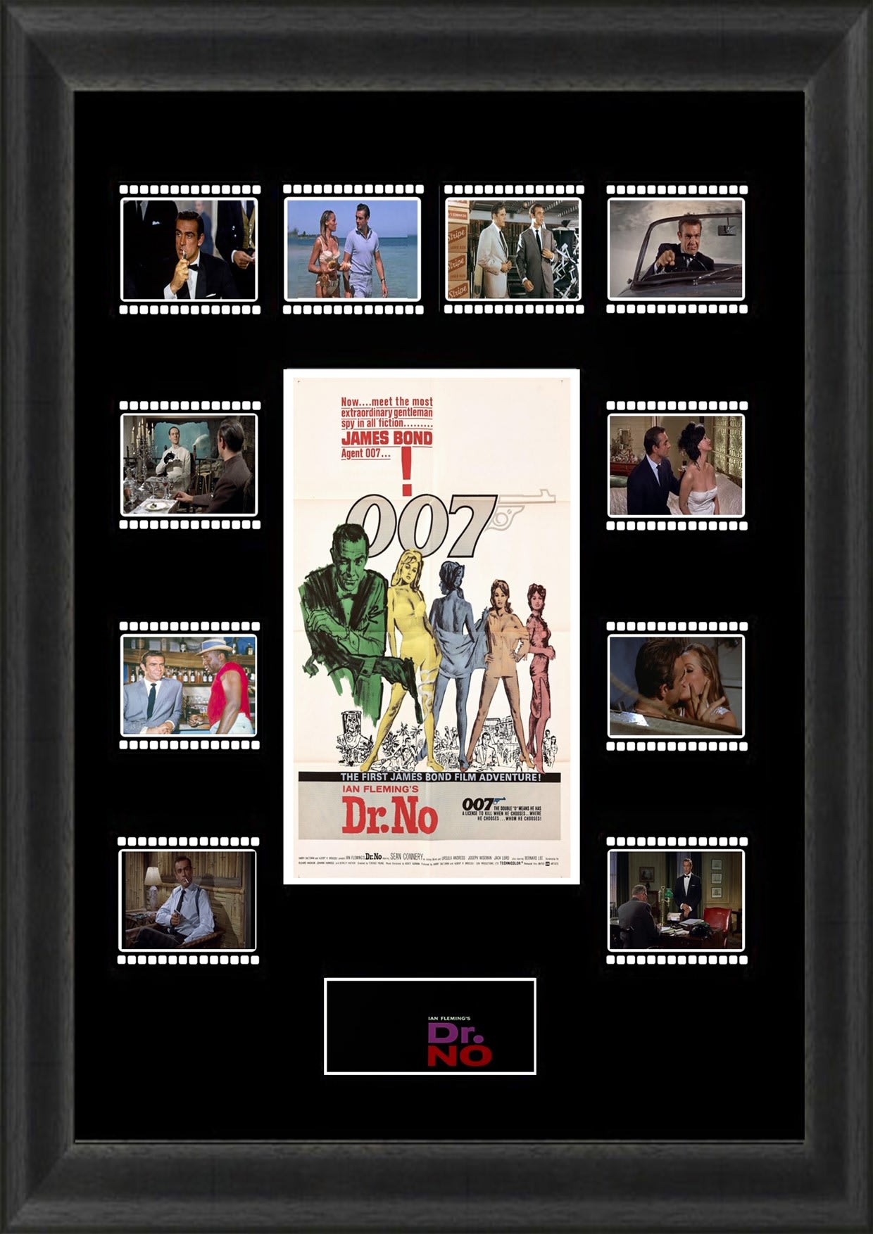 DR NO MOVIE FILM CELL PRINT - JAMES BOND - A4 Movies | Memorabilia ...
