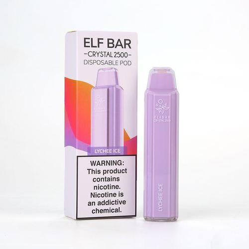 elf bar crystal vape ELF BOX CRYSTAL BAR 600 Puffs Rechargeable Disposable Vapes Wholesale main image 0