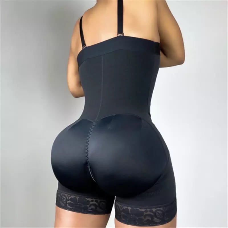 CalFee High Compression Skims Women's Body Shapewear Extra Firm Zipper  Control Fake Ass Butt Lifter Booties Post Op Surgery : : Fashion