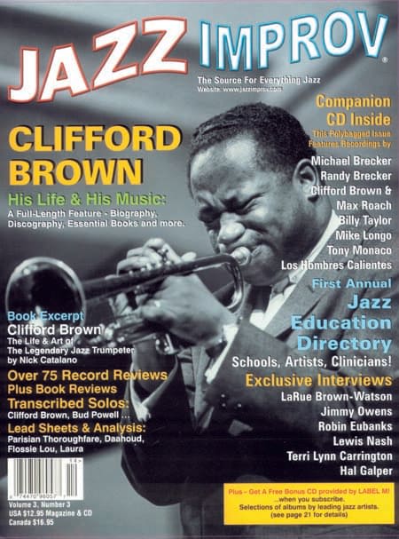 Jazz Improv, Vol. 1, No. 2, Thelonious Monk, cover (Print Jazz Improv, Vol. 1, No. 2, Thelonious Monk, cover (Print