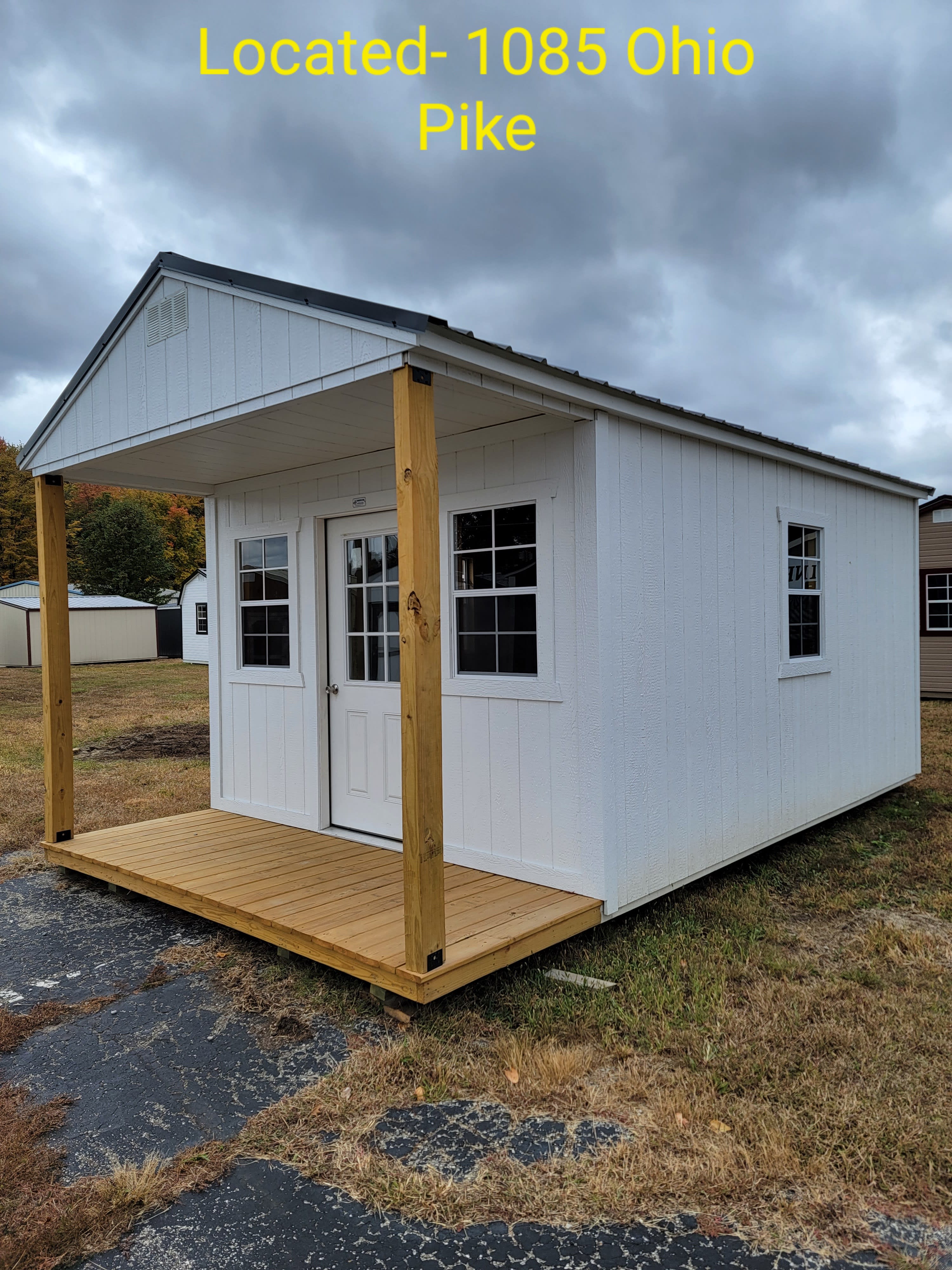 12x20 Utility Playhouse Cabins Hoosier Stash Outdoor Portable Buildings Service Greendale