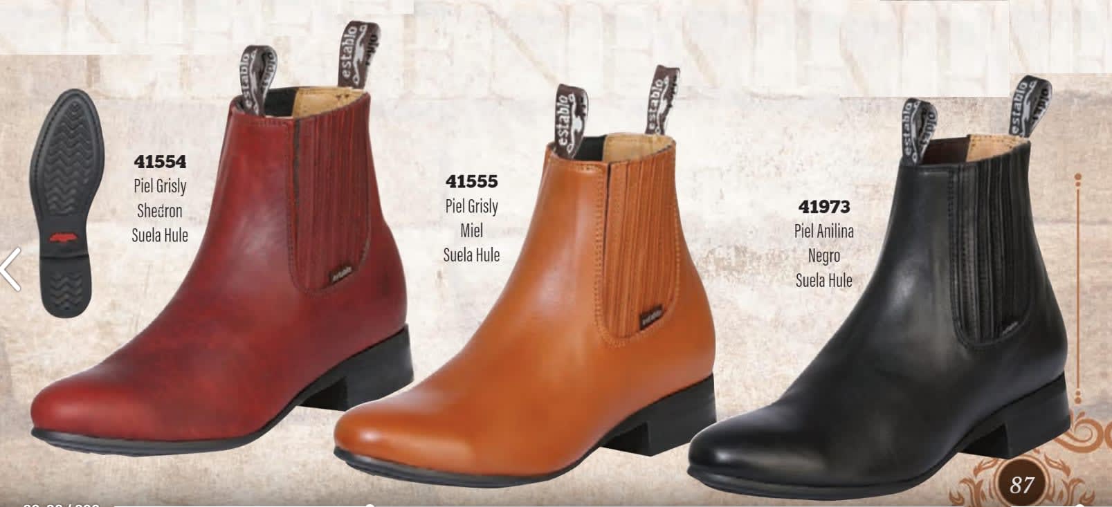 Suela Plastica Plastic sole BOTIN !ESTABLO! /Work ankle boot !ESTABLO! Brand, Leather. - - 10.5