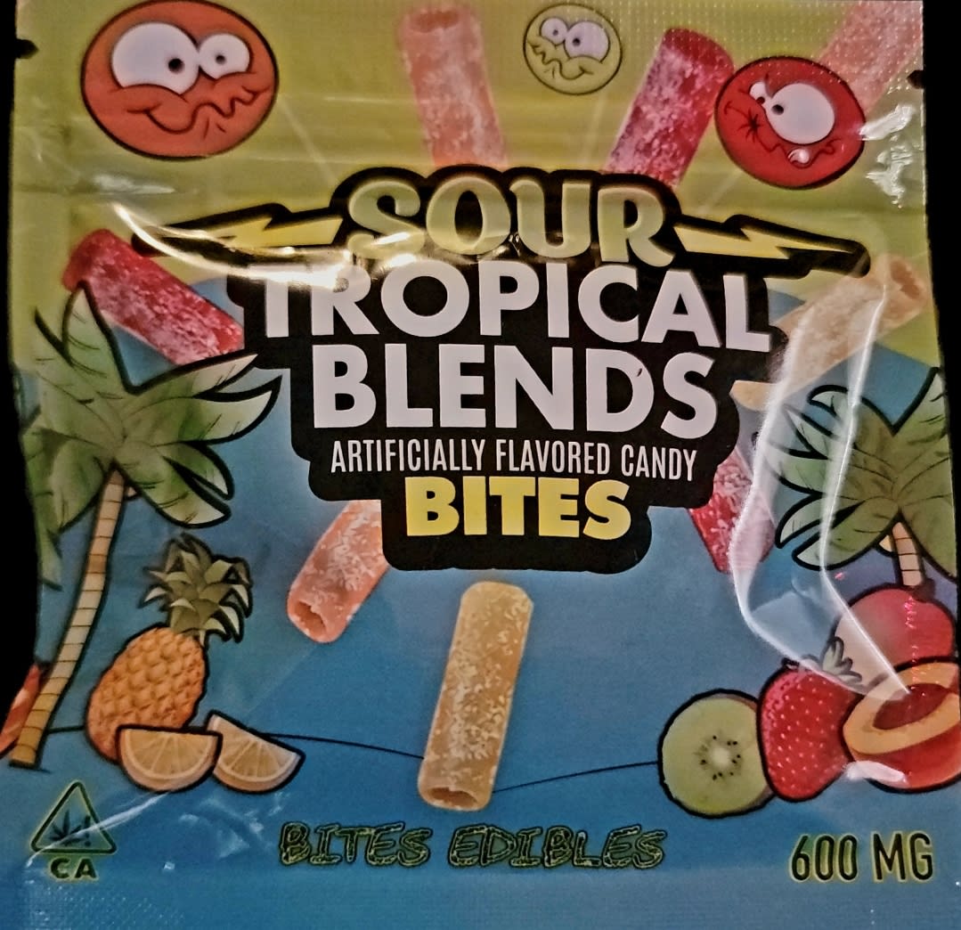 Sour - Tropical Blends Bites - Edibles 600mg - Gas. n.. Dash ...