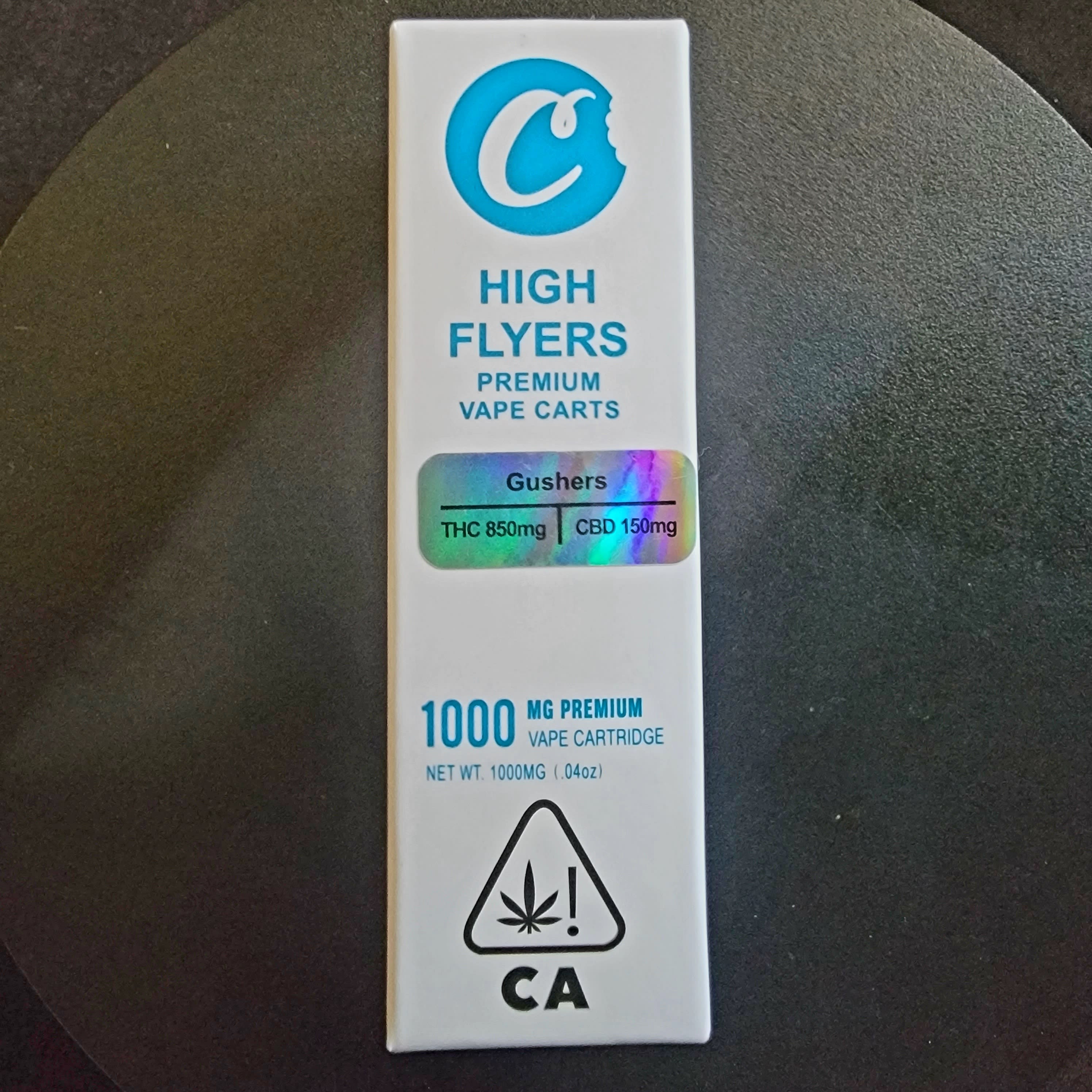 Cookies Cart Gushers Indica 10 THC Cartridges Gas. n.. Dash... Cannabis Delivery