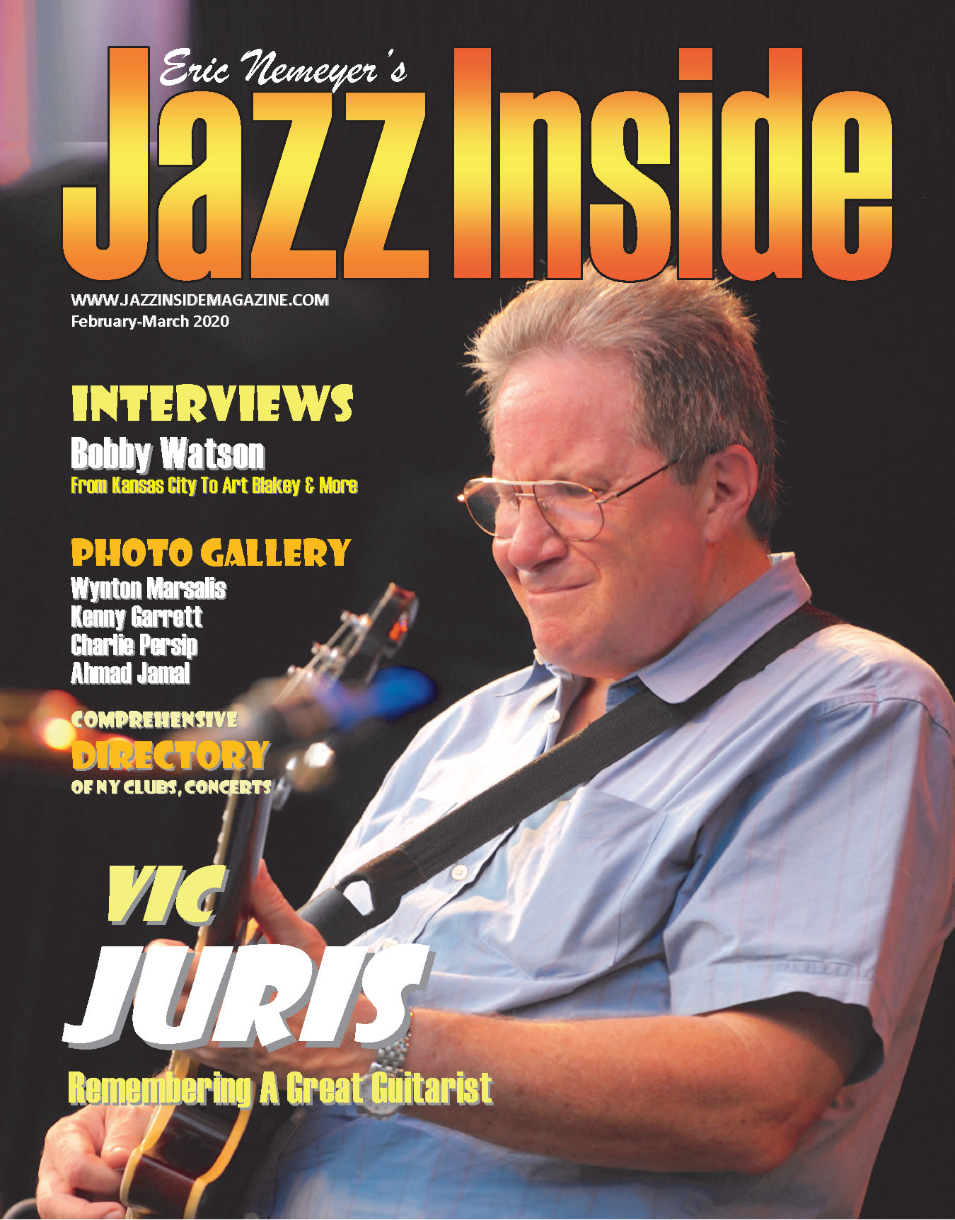 Jazz Inside, Vol. 10, No. 9, Vic Juris - Our Publications - Jazz