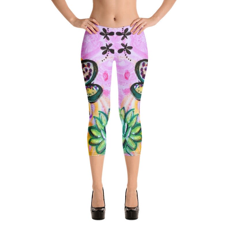 Dragonfly Capri Leggings