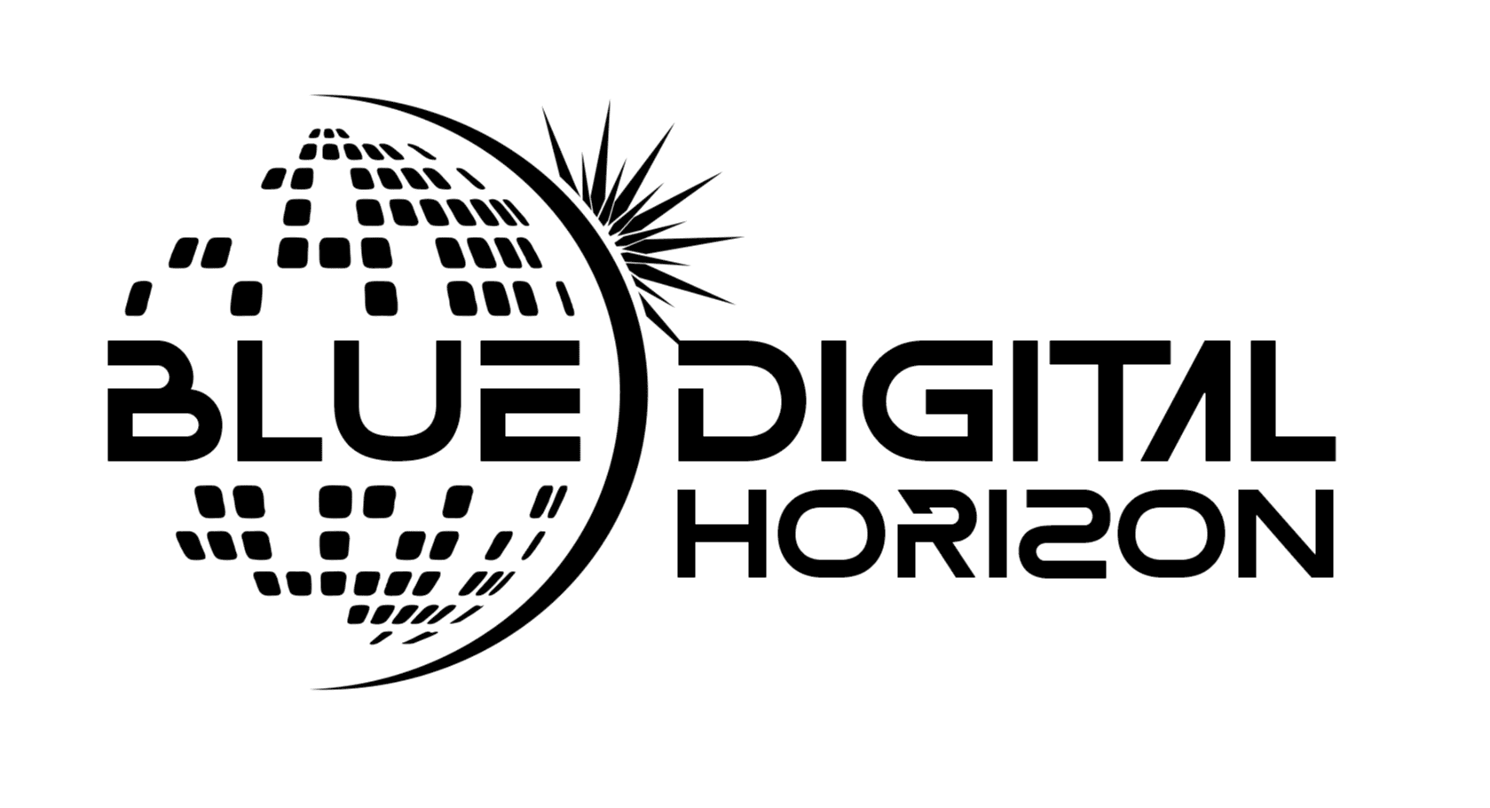 Blue Digital Horizon