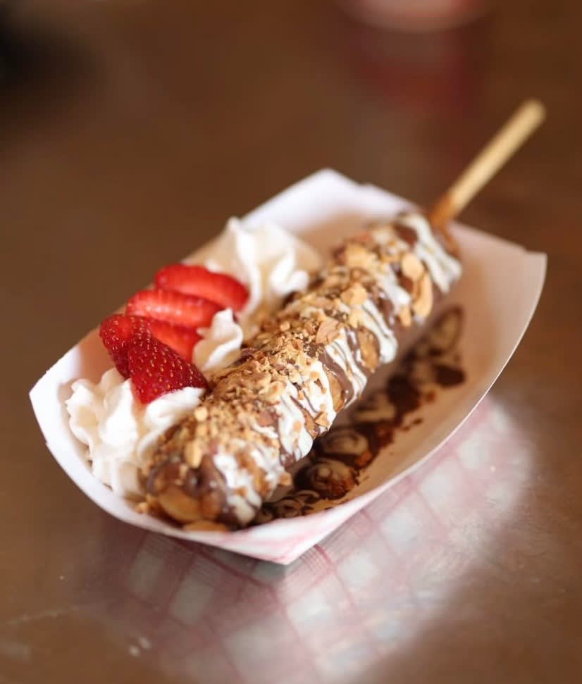 Waffle on the Stick - Foods - Wonky Wagon | Food Truck | Ashford