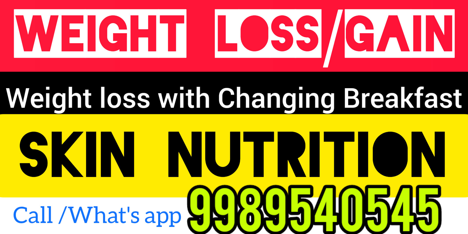 WEIGHT LOSS/GAIN NUTRITION CLUB