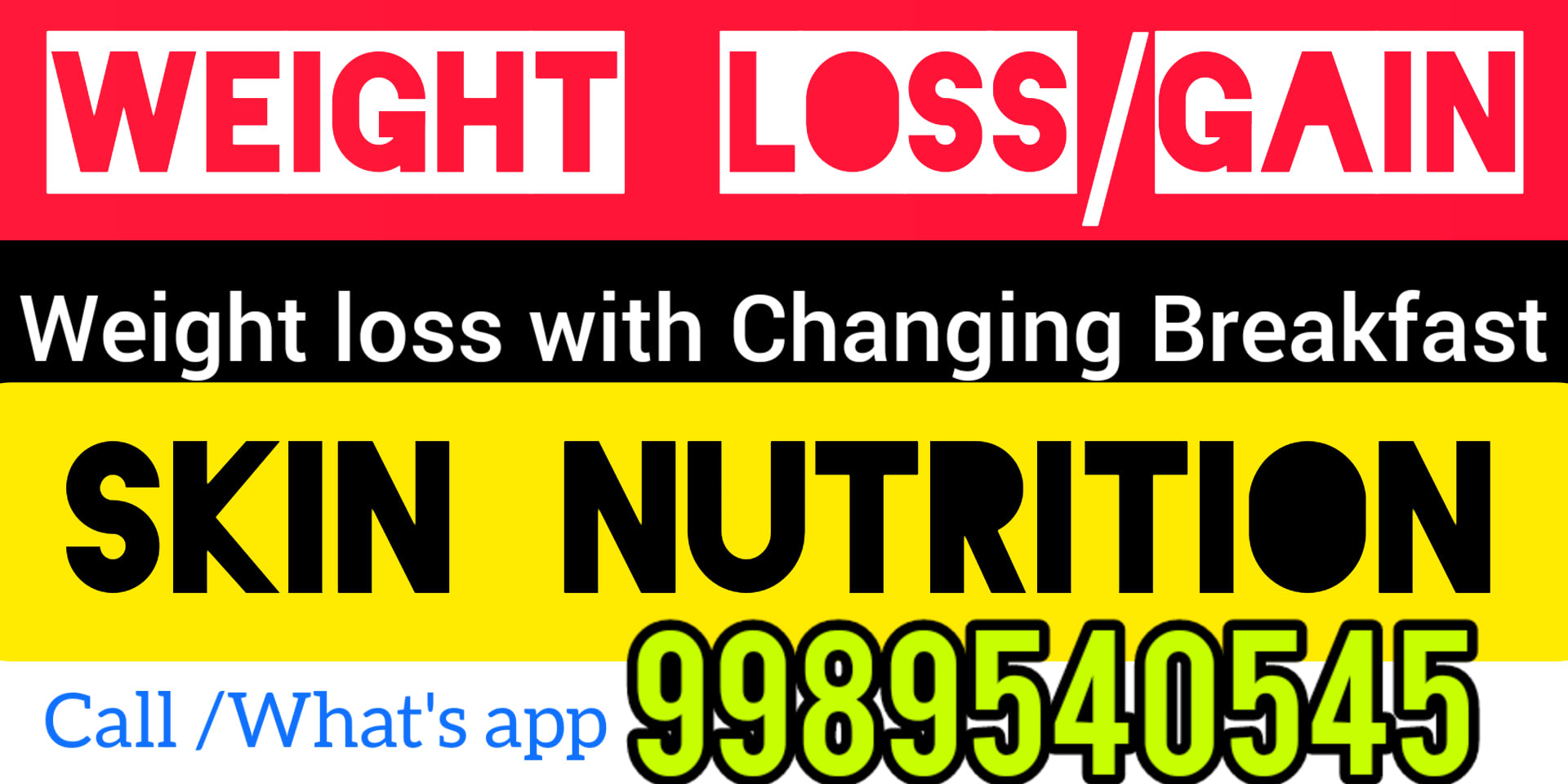 WEIGHT LOSS/GAIN NUTRITION CLUB