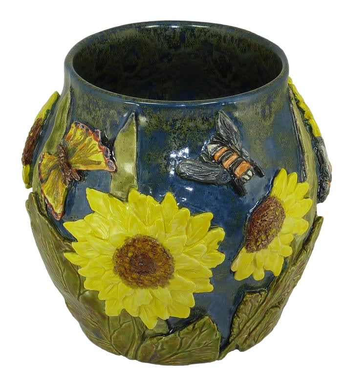 Sunflower Vessels Norton Family Pottery Veteran Ceramics Artist