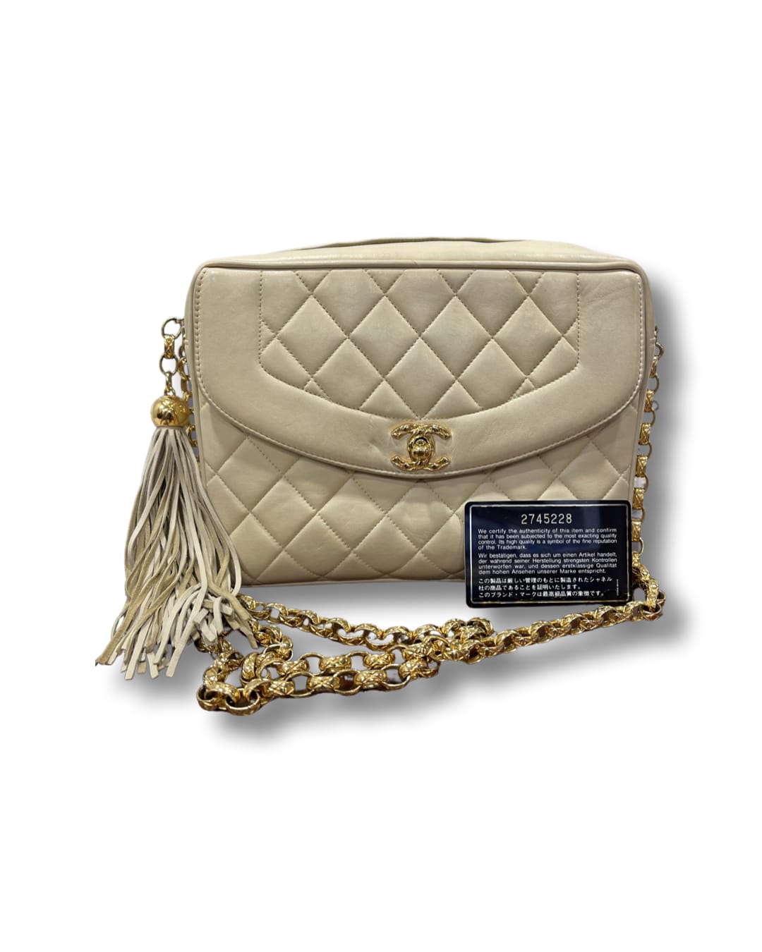 Chanel Quilted Tassel Crossbody Bag - Chanel - DOMO Luxury Fashion