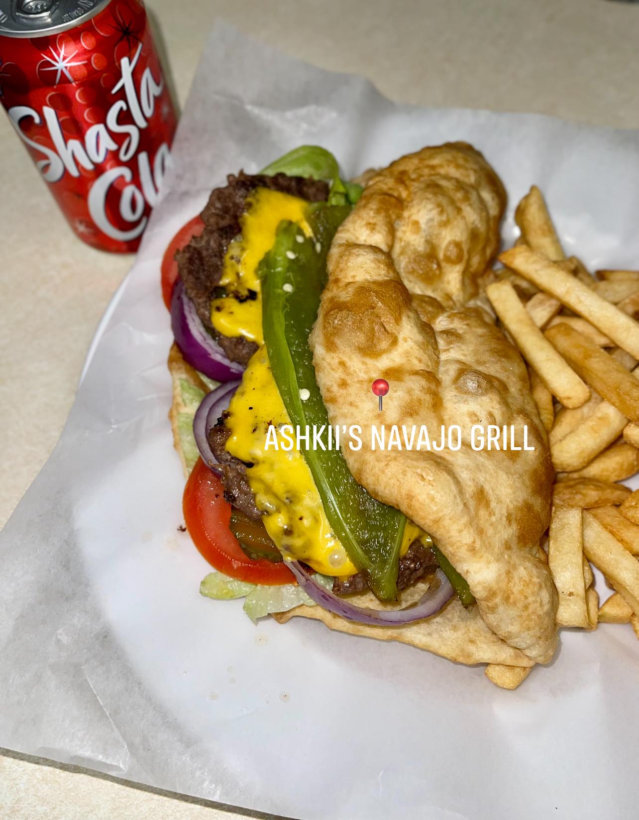 Big Boy Burger Navajo Food Ashkii's Navajo Grill, LLC Native