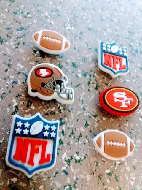 SF 49ers Croc Jibbitz