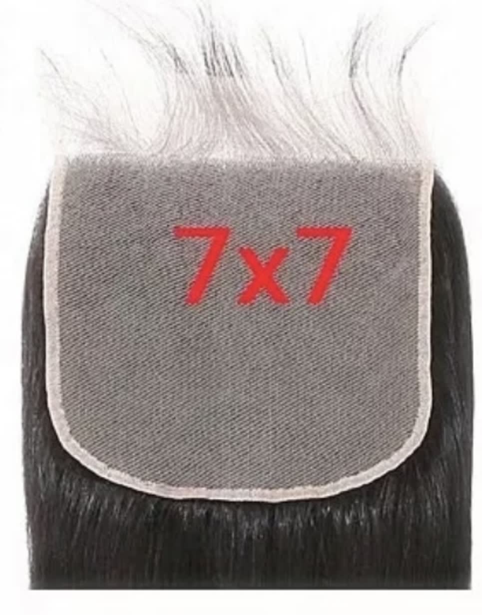 HD Lace Closure 7x7 Remy Virgin Closure & Frontals Mixx Femme