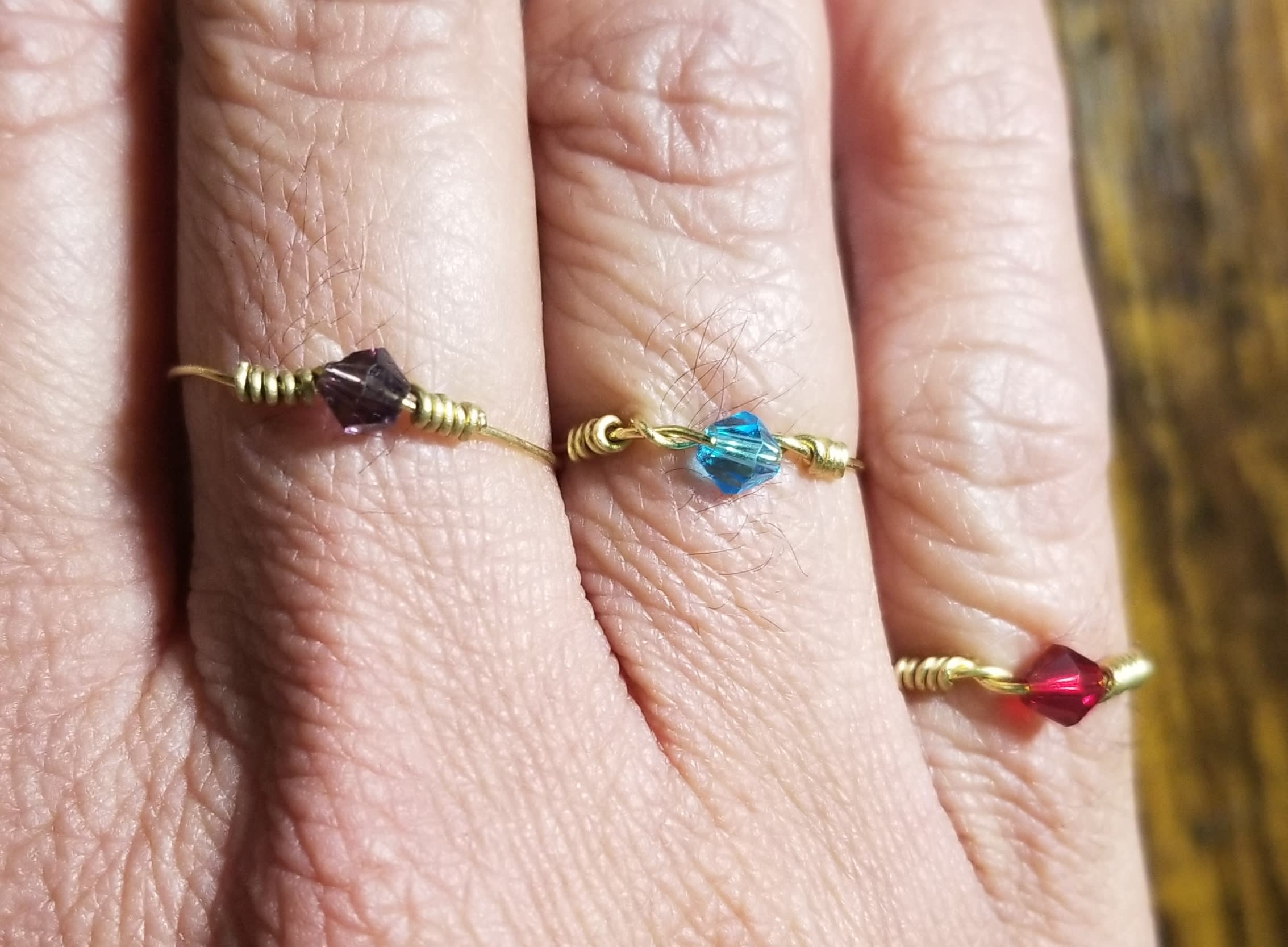 Wire Wrapped Diy Finger Ring Wire Wrapped Diy Promise Ring Self