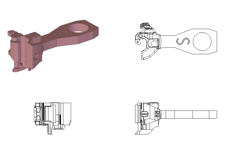 HO Type F Unit Train Dummy Coupler HO Type F Dummy Couplers HO3Dim