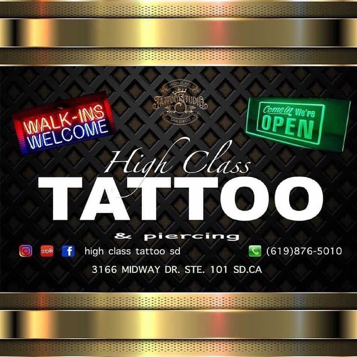 HIGH CLASS TATTOO SD  440 Photos  30 Reviews  3166 Midway Dr San Diego  California  Tattoo  Phone Number  Yelp