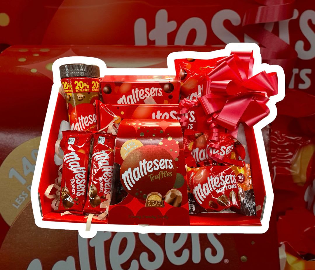 Maltesers Chocolate Super Gift Box Sweets Pamper Hamper Gift Set X'mas  Birthday