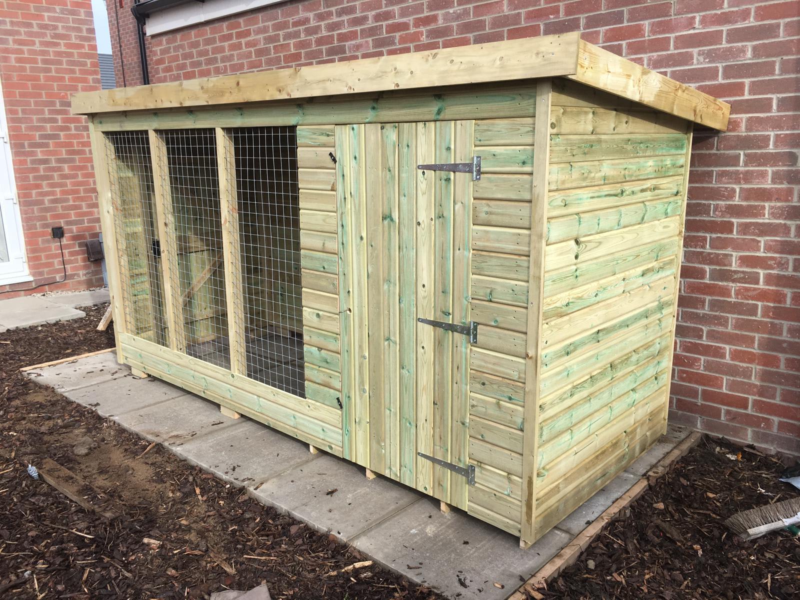 Wooden Dog Kennels Dog Kennels Sheds ‘N’ More Summerhouses & Shed