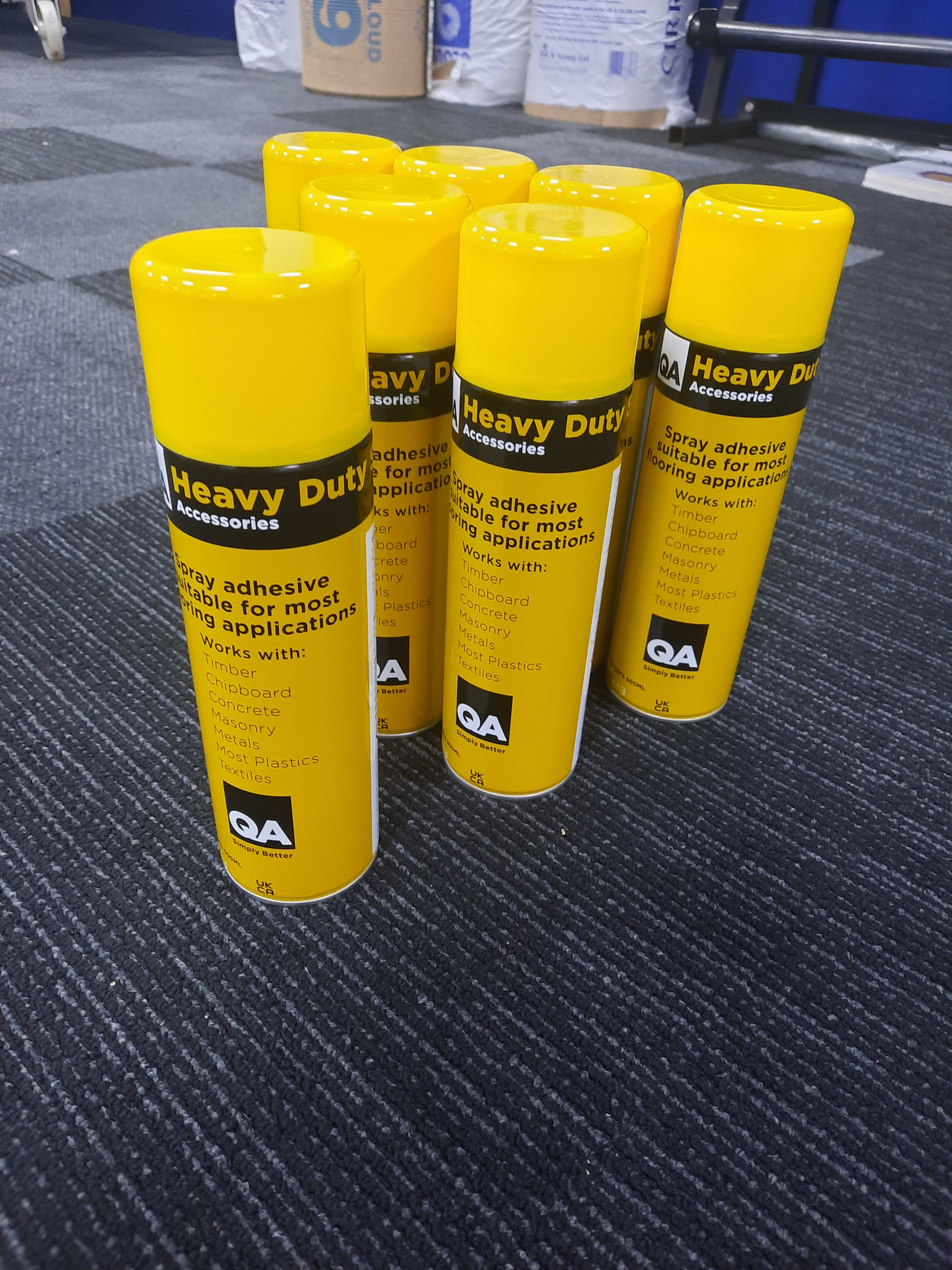 Heavy duty spray adhesive Grippers & Glues Re Rugs & Carpets UK