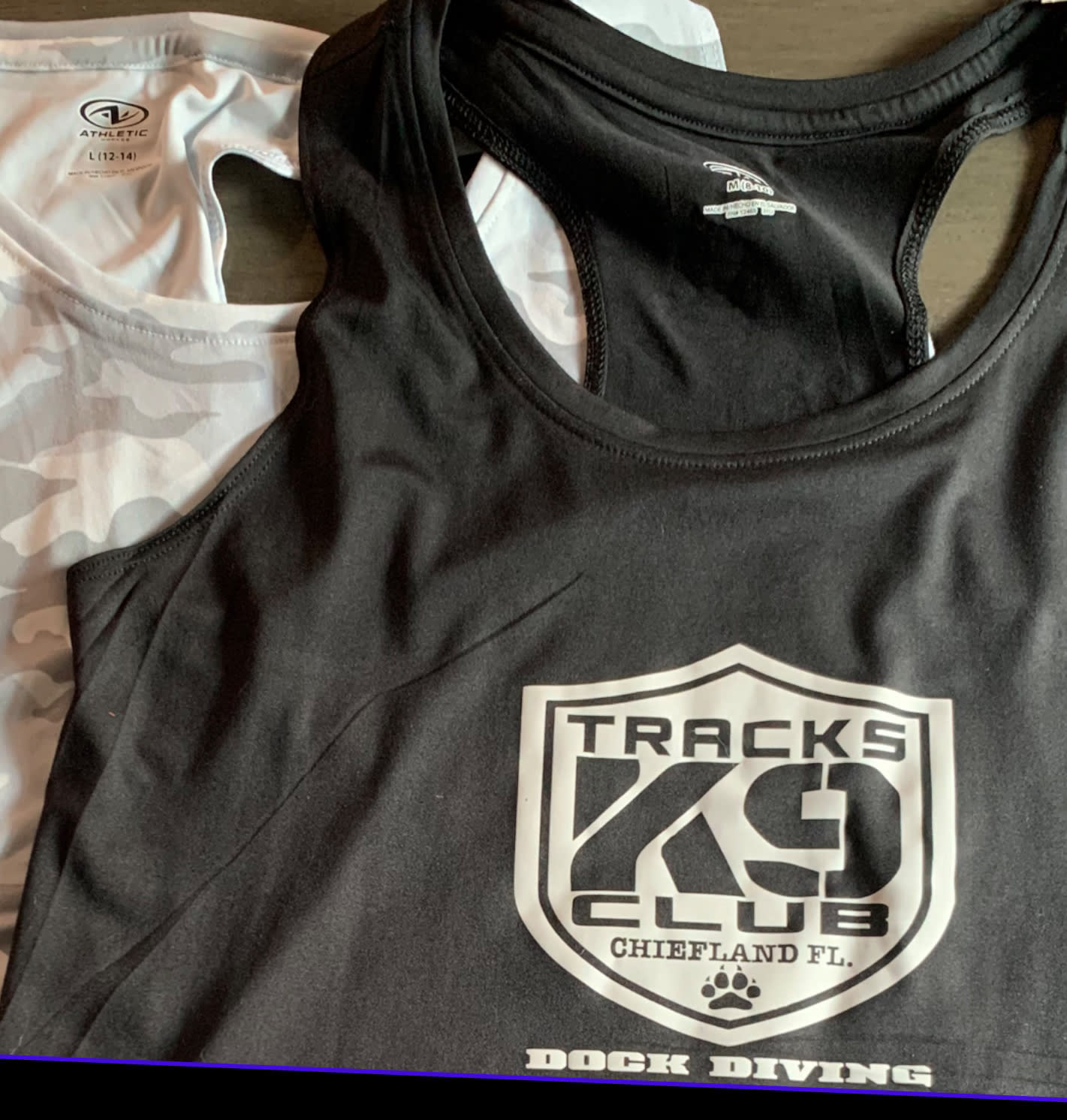 BLACK Tank-Tops - TRACKS SWAG - Tracks K9 Club