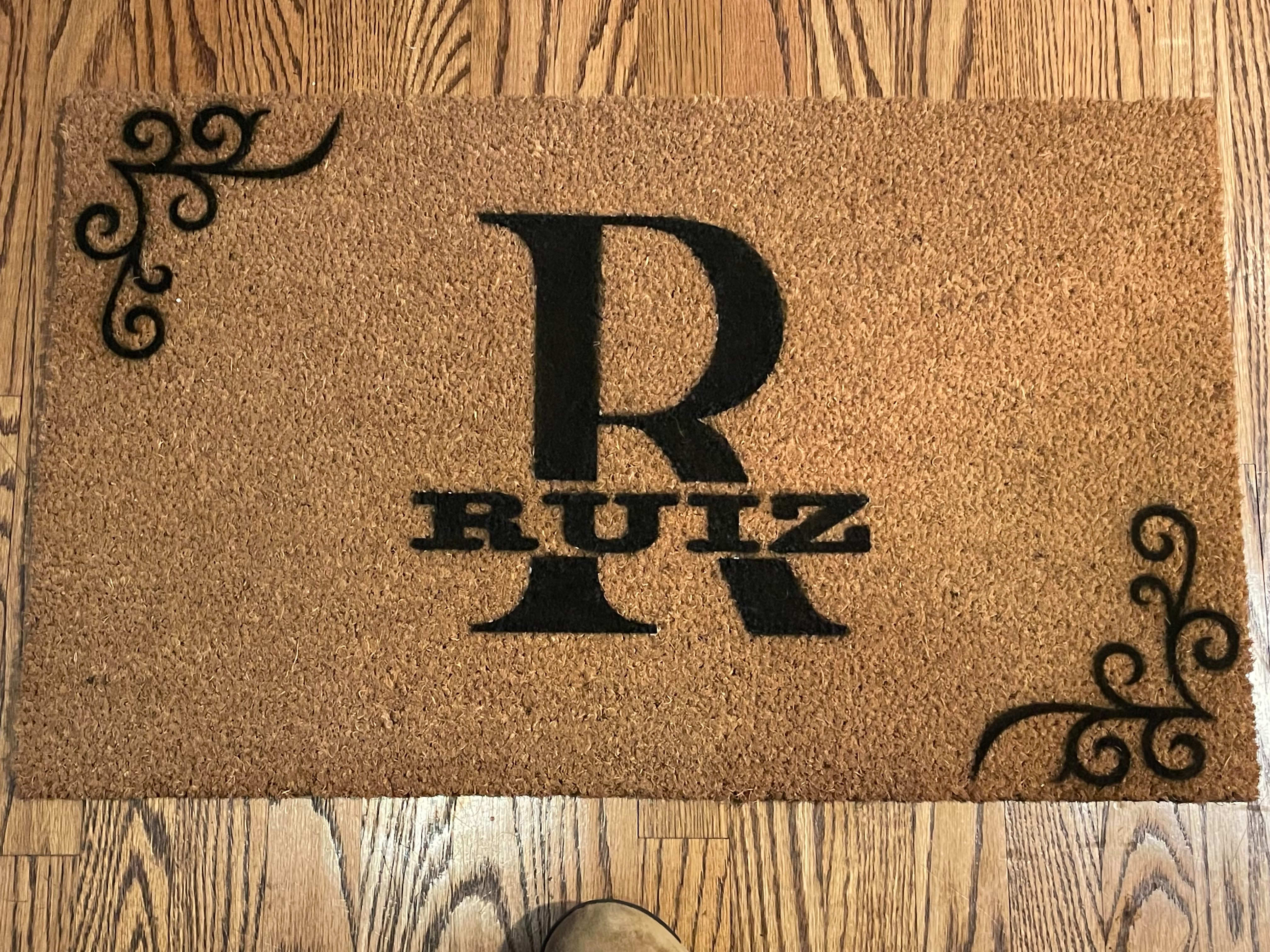 Doormats (Totally Customizable) Door Mats From the Woodshed
