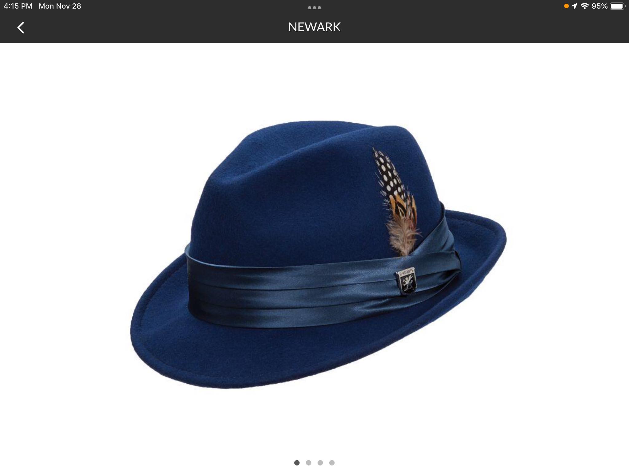 SMOOTH OPERATOR Red Medium SPIKED DESIGN FALL/WINTER HATS