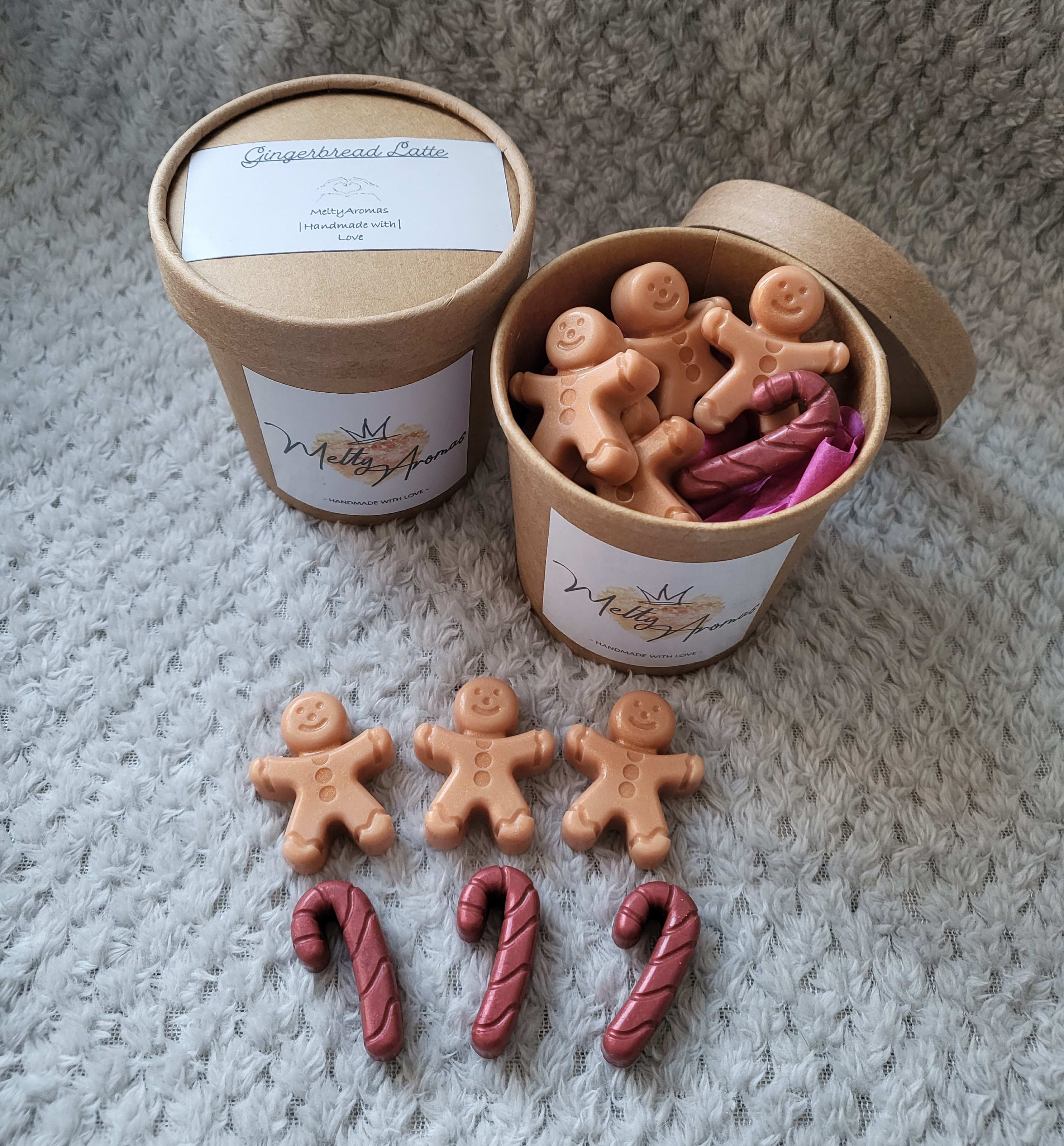 Gingerbread Latte Tub Soy Wax Melts MeltyAromas Wax Melt E