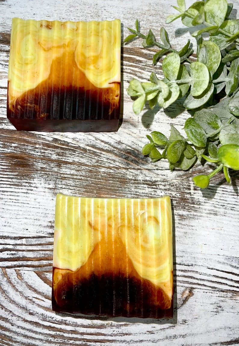 Turmeric Handmade Goat Milk Soap Soaps Himalayan Salt Therapy Spa
