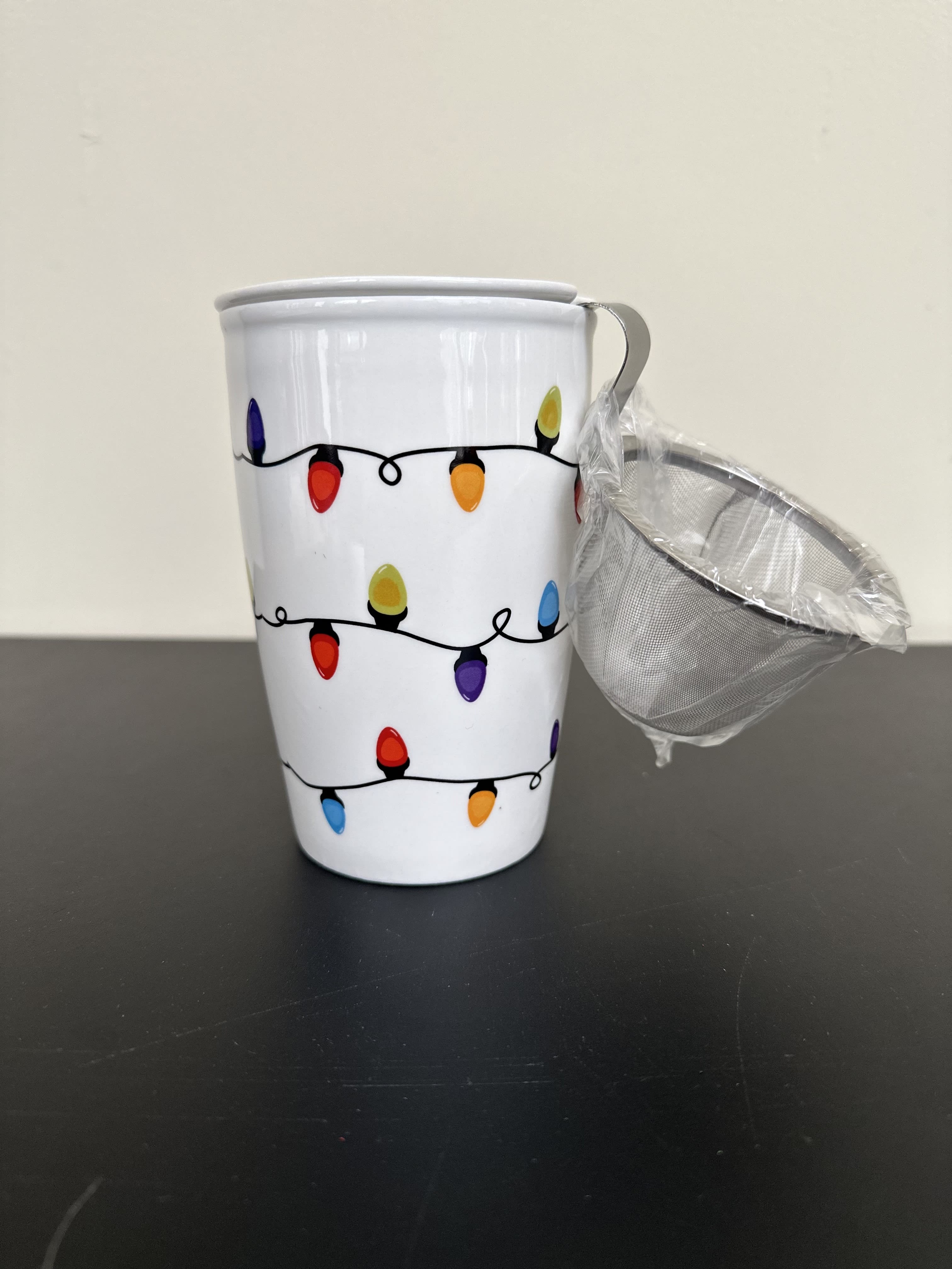 Christmas light Can Glass Can Cup