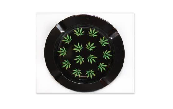 Black Cannabis Ashtray - Ashtrays - Earl'z  Smoking Accessories in  Alabama, Stapleton