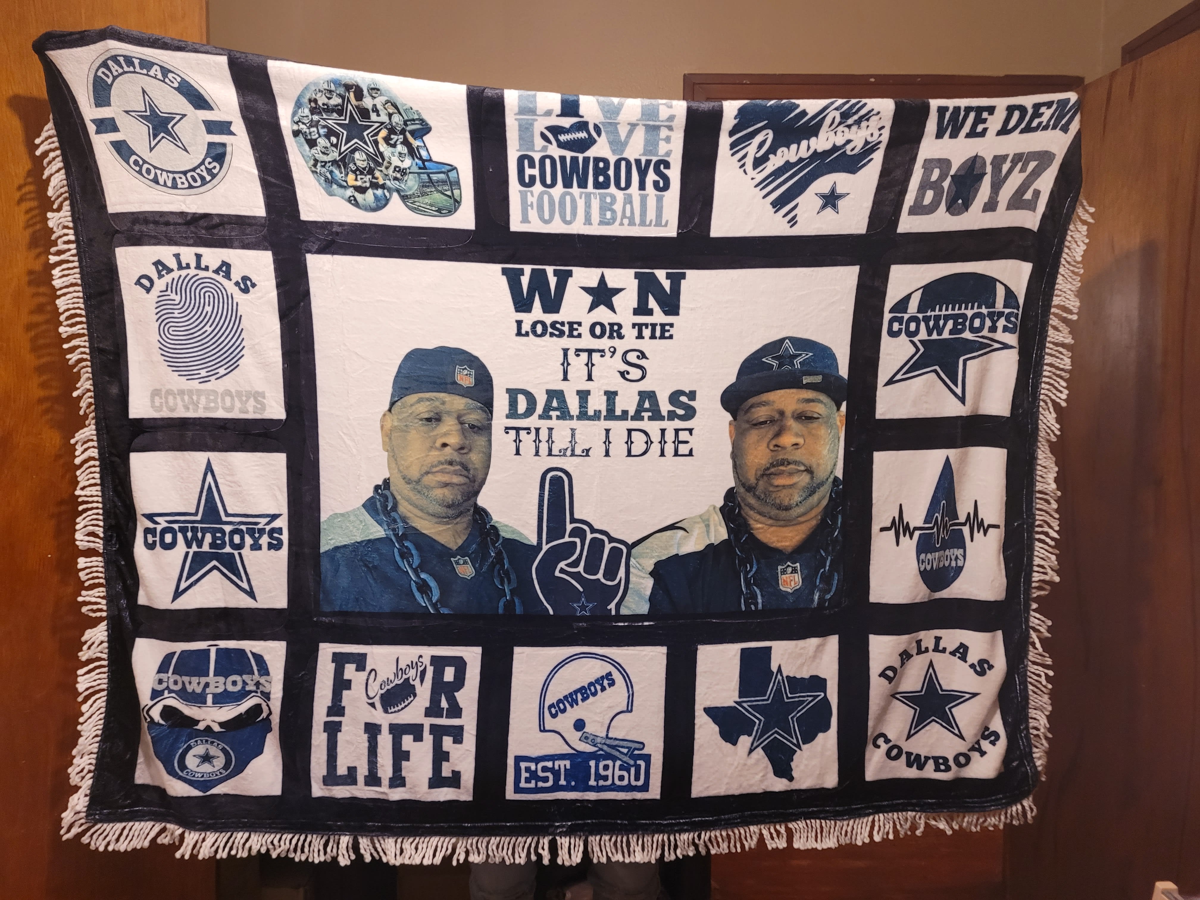 Dallas cowboys 2024 personalized blanket