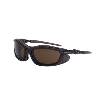 Crossfire ES4 Safety Glasses with HD Brown Flash Mirror Lens