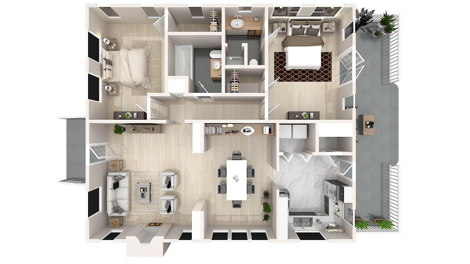 3D Floor Plan - Professional Drafter Services - Floor Plans Pros ...