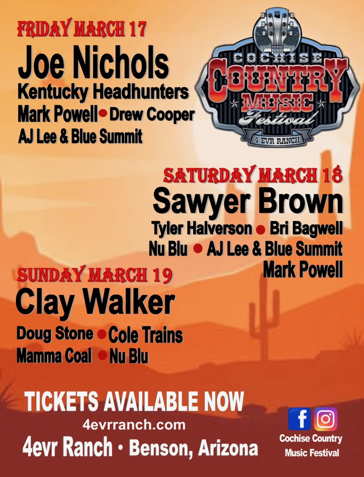 Cochise Country Music Festival Information 4Evr Ranch Equestrian